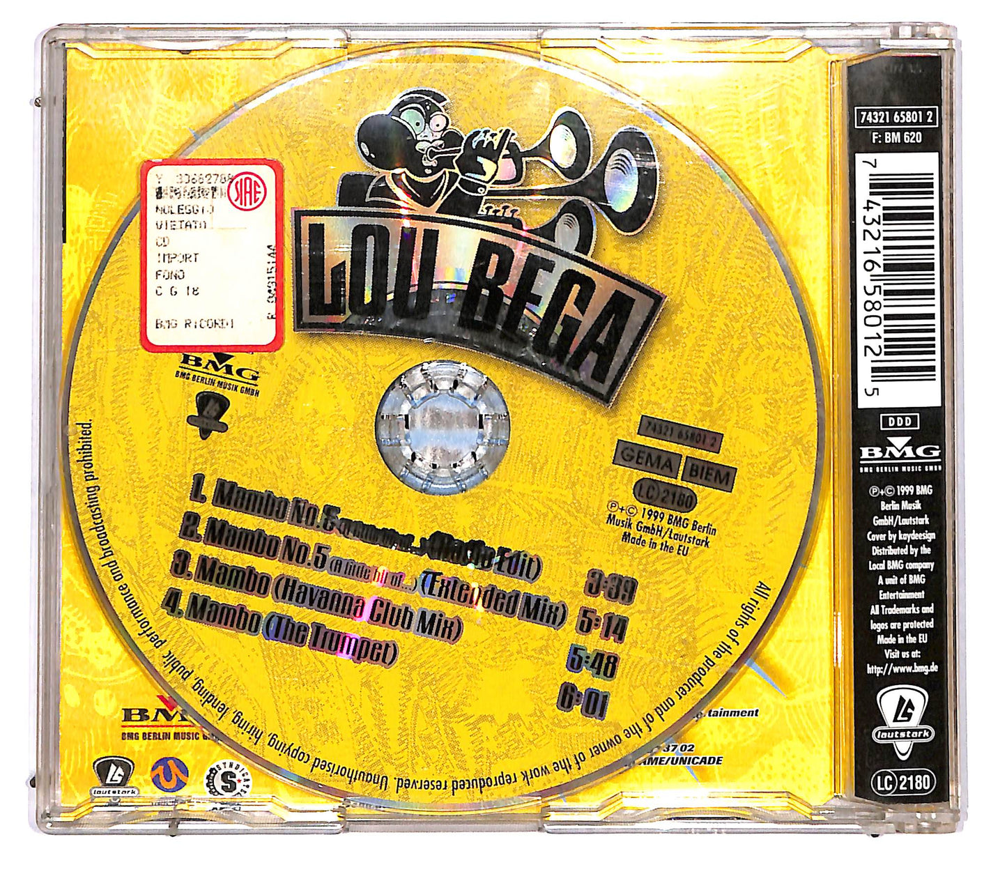 EBOND Lou Bega - Mambo No.5 (A Little Bit Of ...) CD CD119033