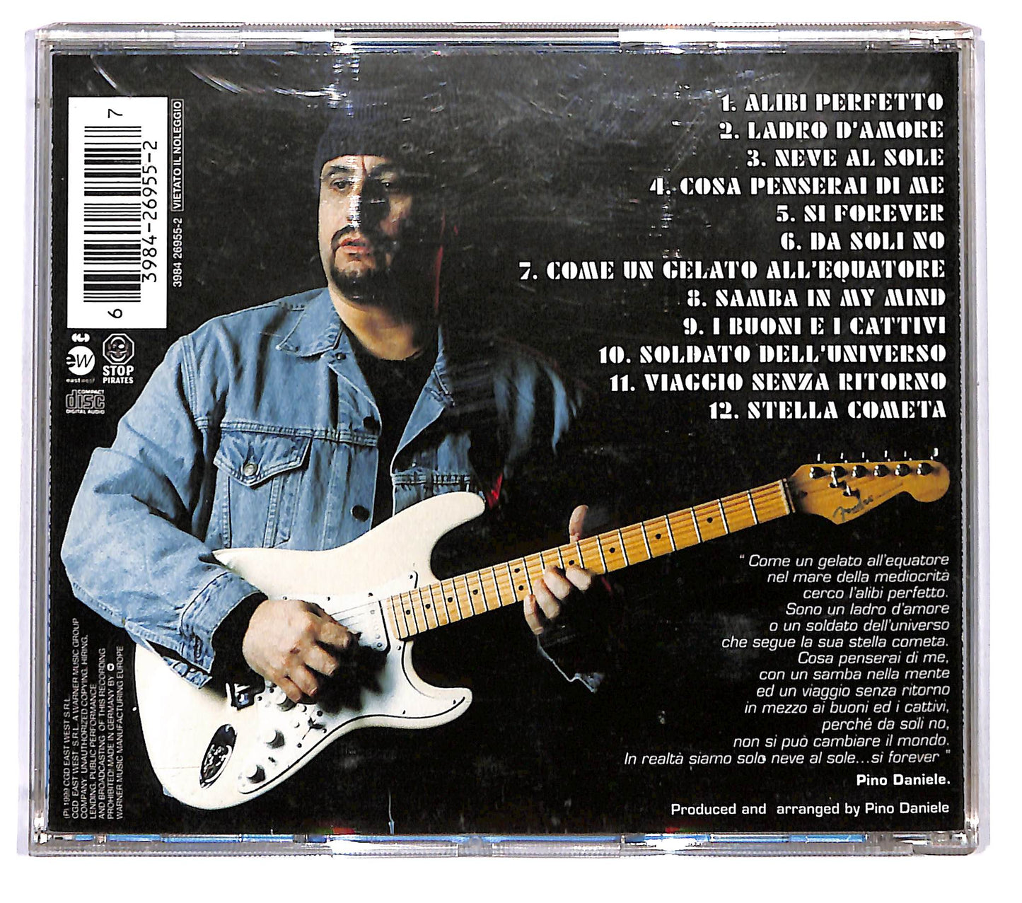 EBOND Pino Daniele - Come Un Gelato All'Equatore CD CD119038