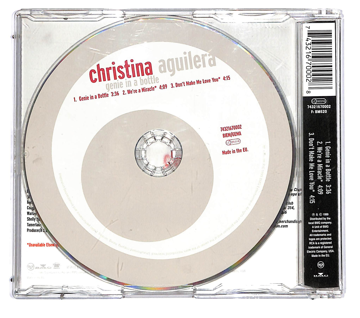 EBOND Christina Aguilera - Genie In A Bottle CD CD119102
