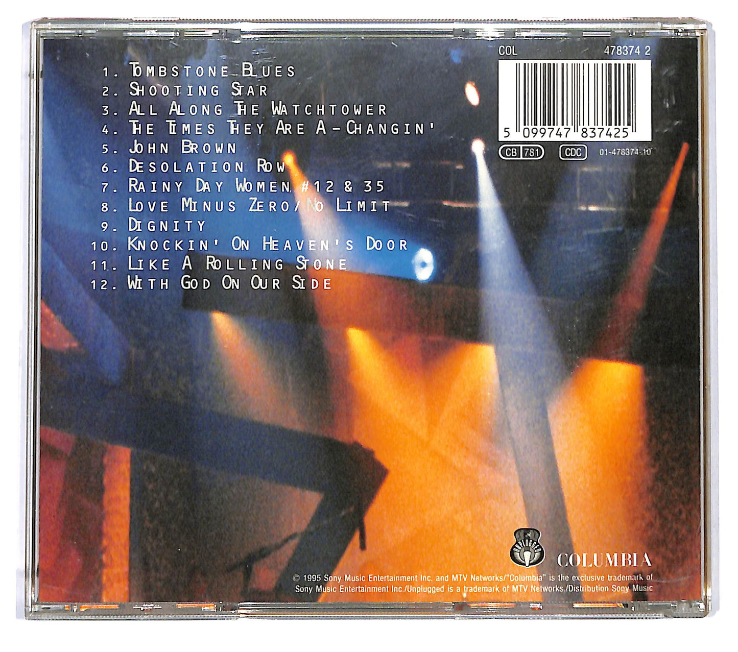 EBOND Bob Dylan - MTV Unplugged CD CD119108