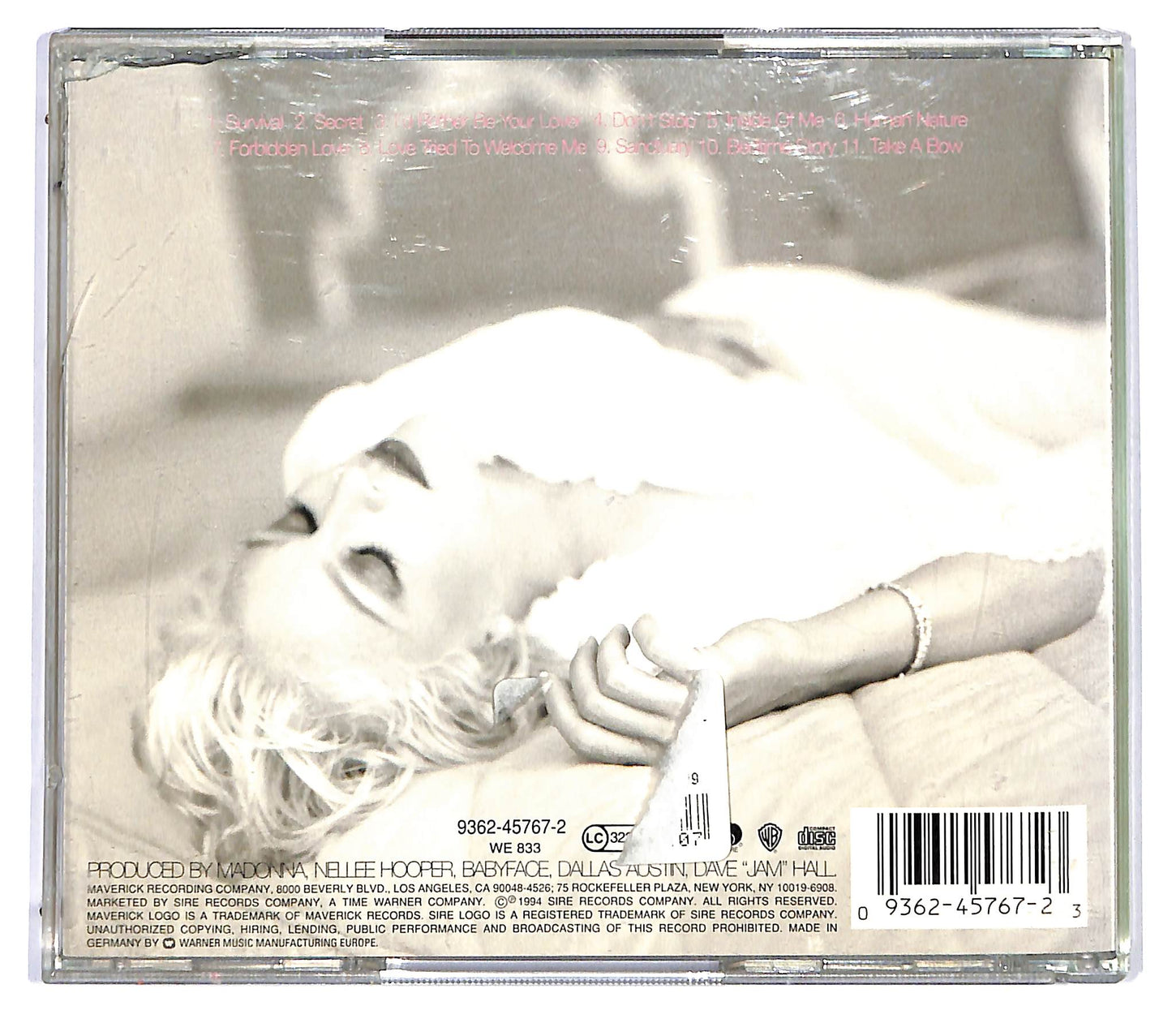 EBOND Madonna - Bedtime Stories CD CD119115
