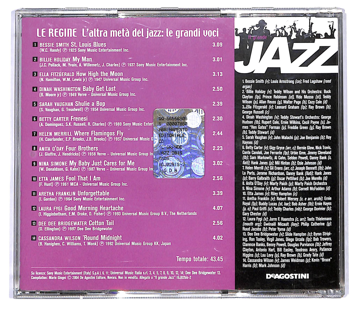 EBOND Various - Le Regine - L'Altra Meta Del Jazz: Le Grandi Voci CD CD119123