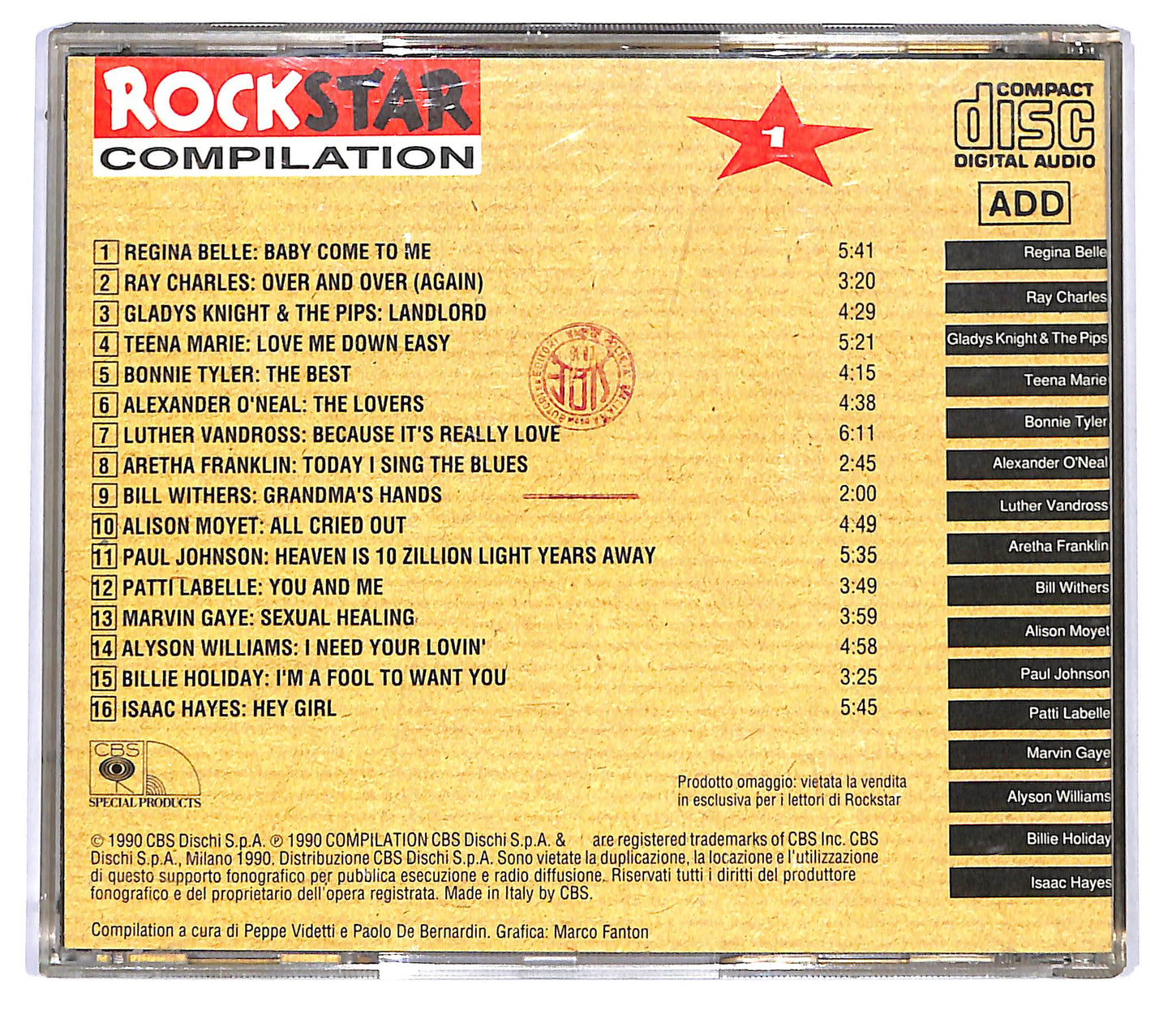 EBOND Various - Rockstar Compilation 1 CD CD119125