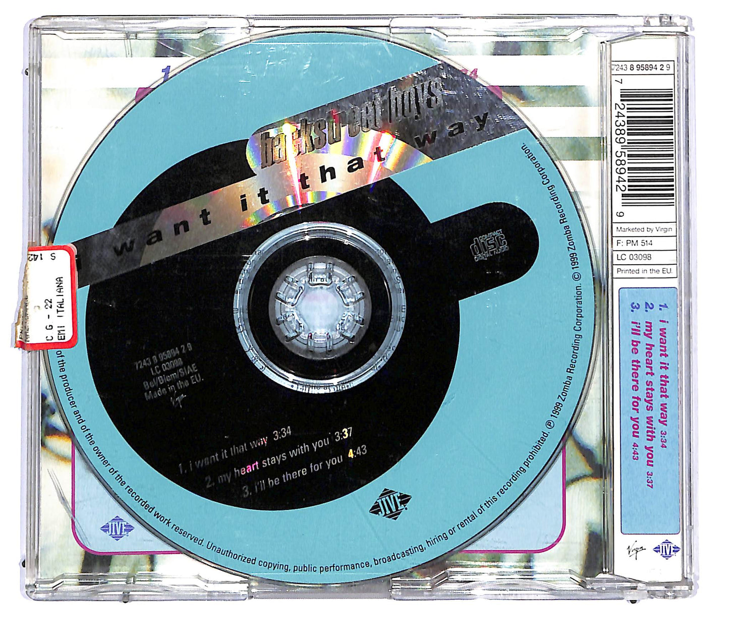 EBOND Backstreet Boys - I Want It That Way CD CD119133