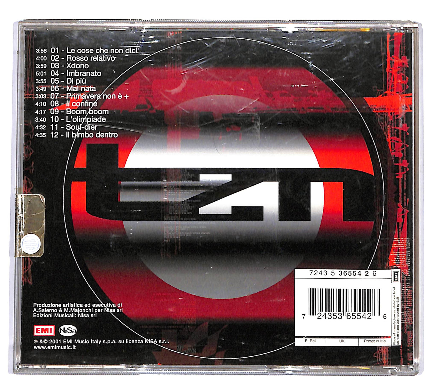 EBOND Tiziano Ferro - Rosso Relativo CD CD119317