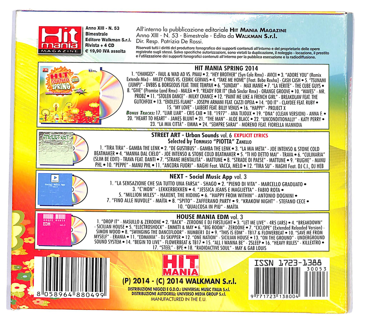 EBOND Various - Hit Mania Spring 2014 EDITORIALE CD CD119324