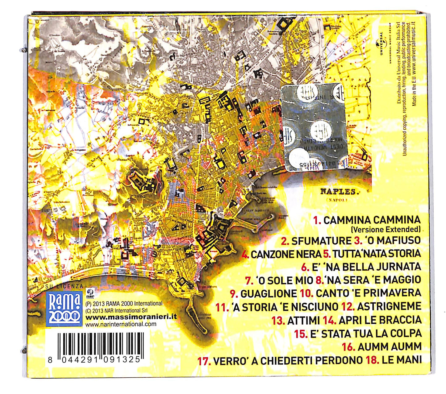 EBOND Massimo Ranieri - Senza 'Na Ragione DIGIPACK CD CD119350