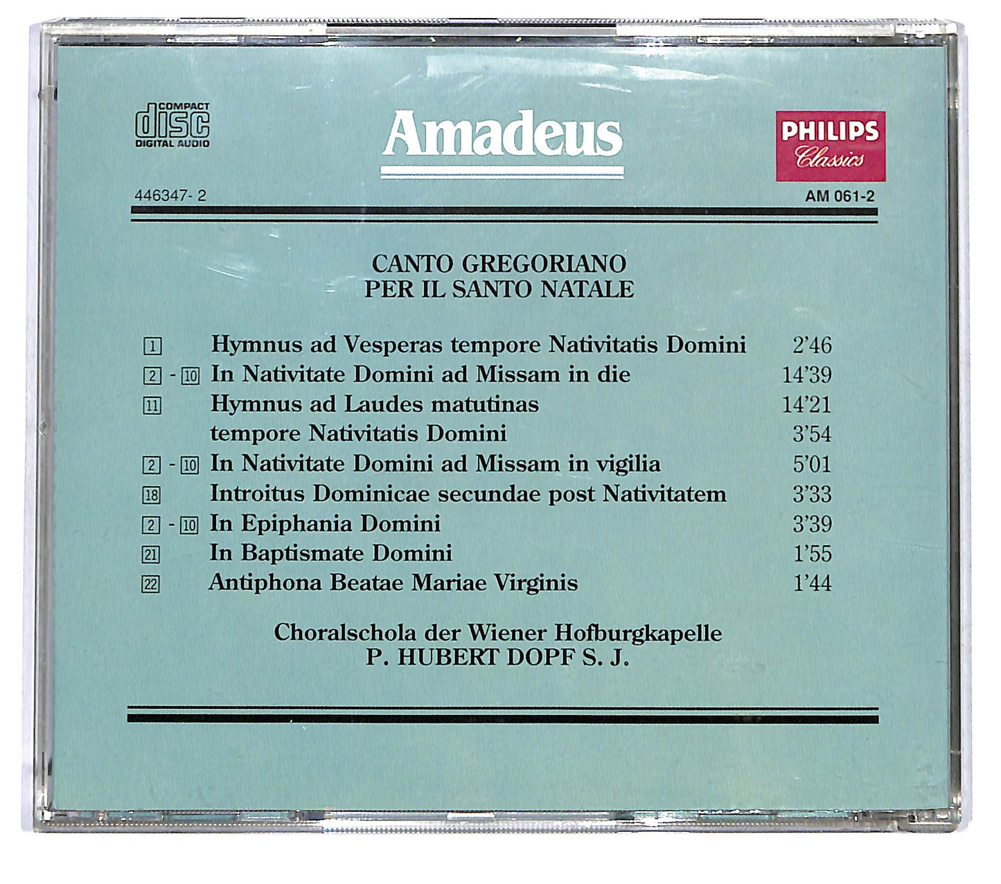 EBOND Choralschola Der Wiener - Canto Gregoriano Per Il Santo Natale CD CD119423