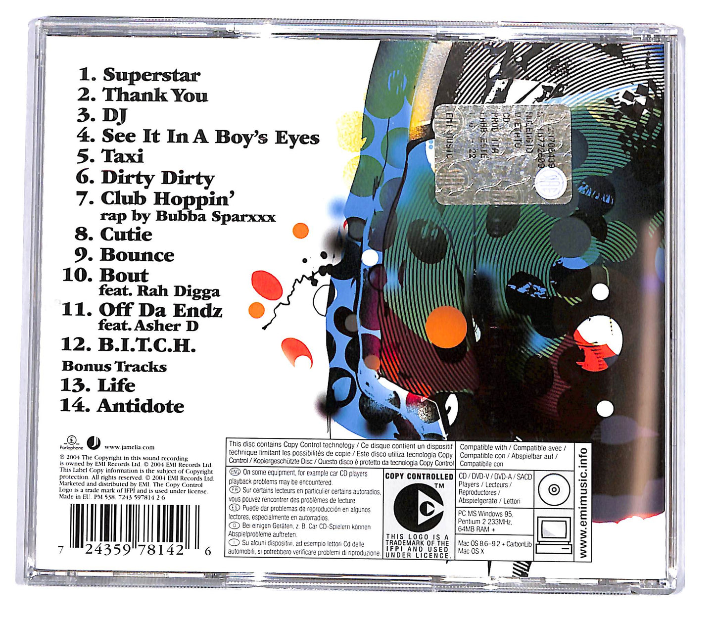 EBOND Jamelia - Thank You CD CD119533