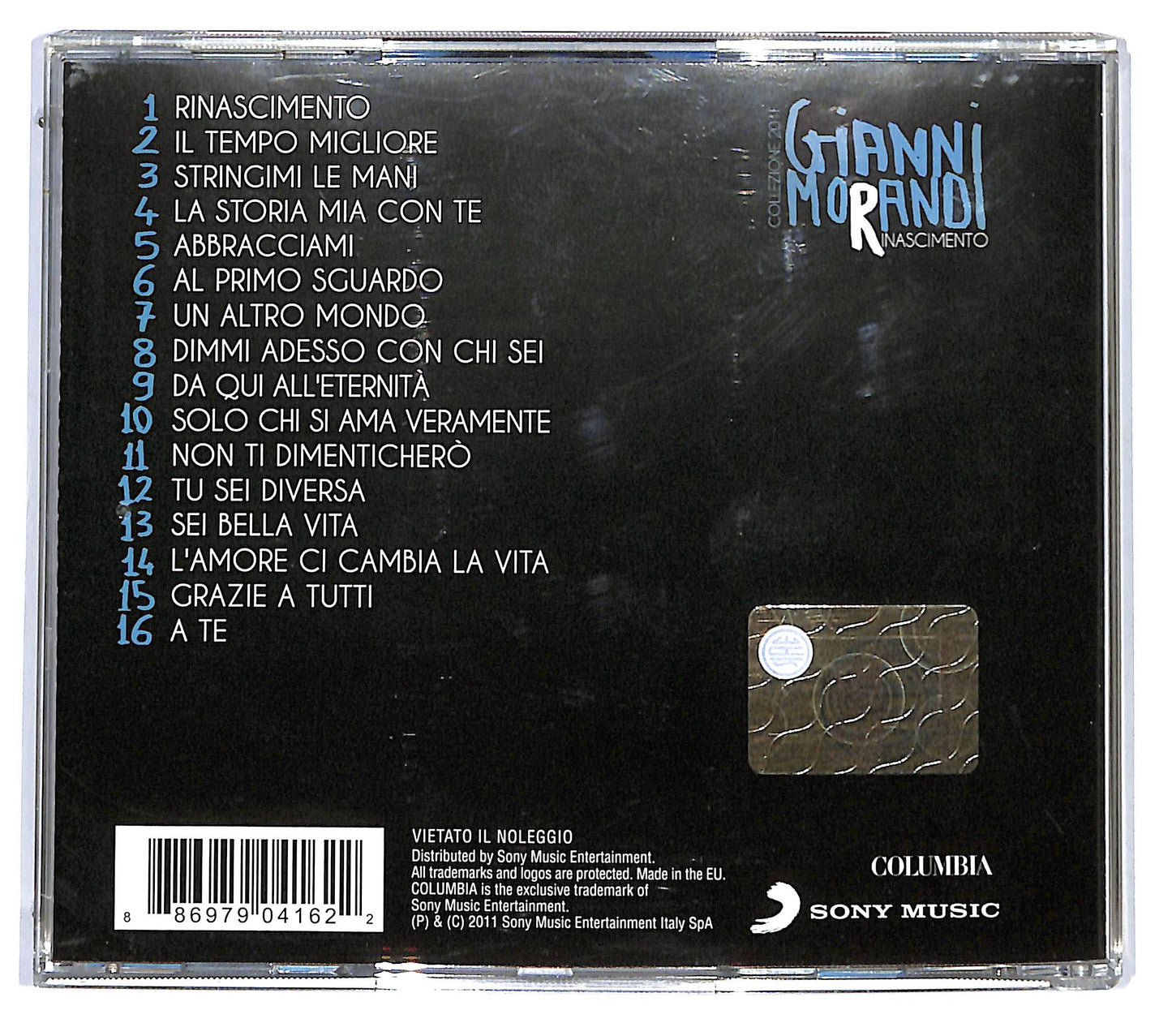 EBOND Gianni Morandi - Rinascimento - Collezione 2011 CD CD119610