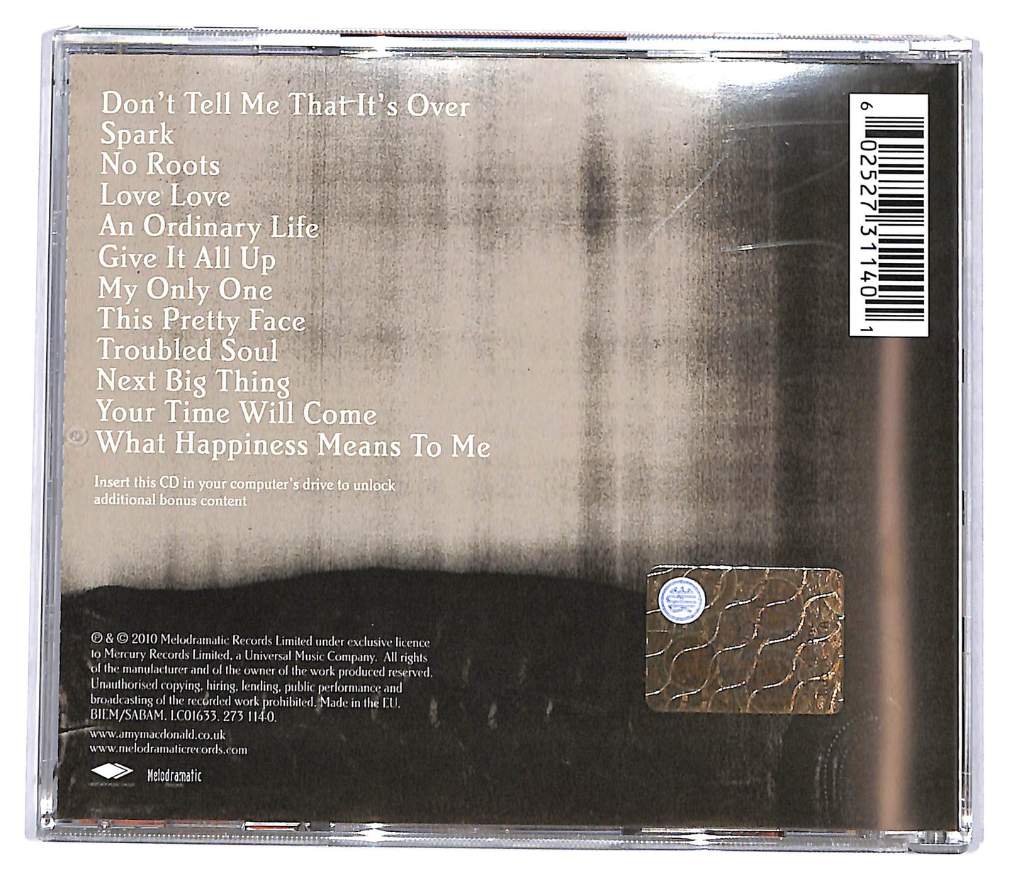 EBOND Amy MacDonald - A Curious Thing CD119702