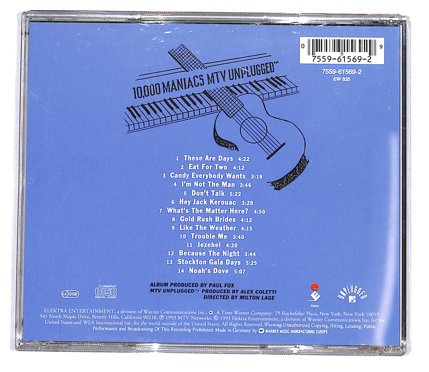 EBOND 10,000 Maniacs - MTV Unplugged CD CD119802