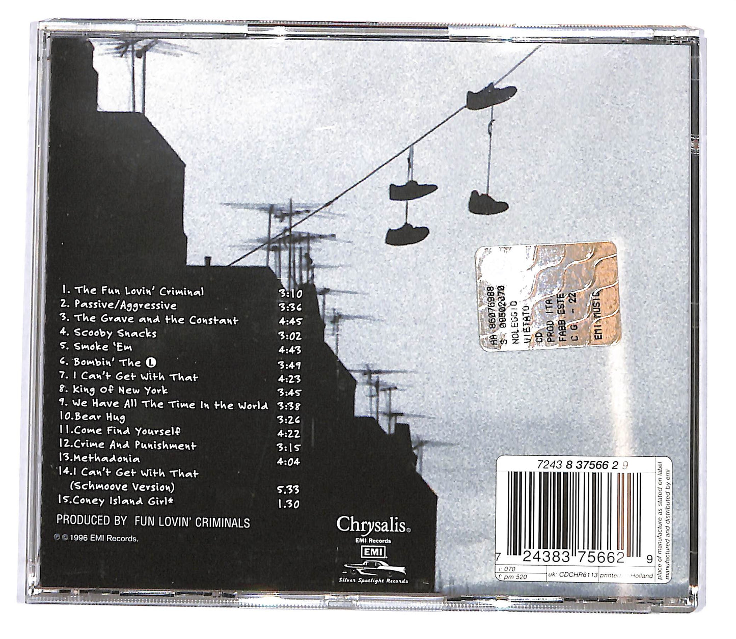 EBOND Fun Lovin' Criminals - Come Find Yourself CD CD119804