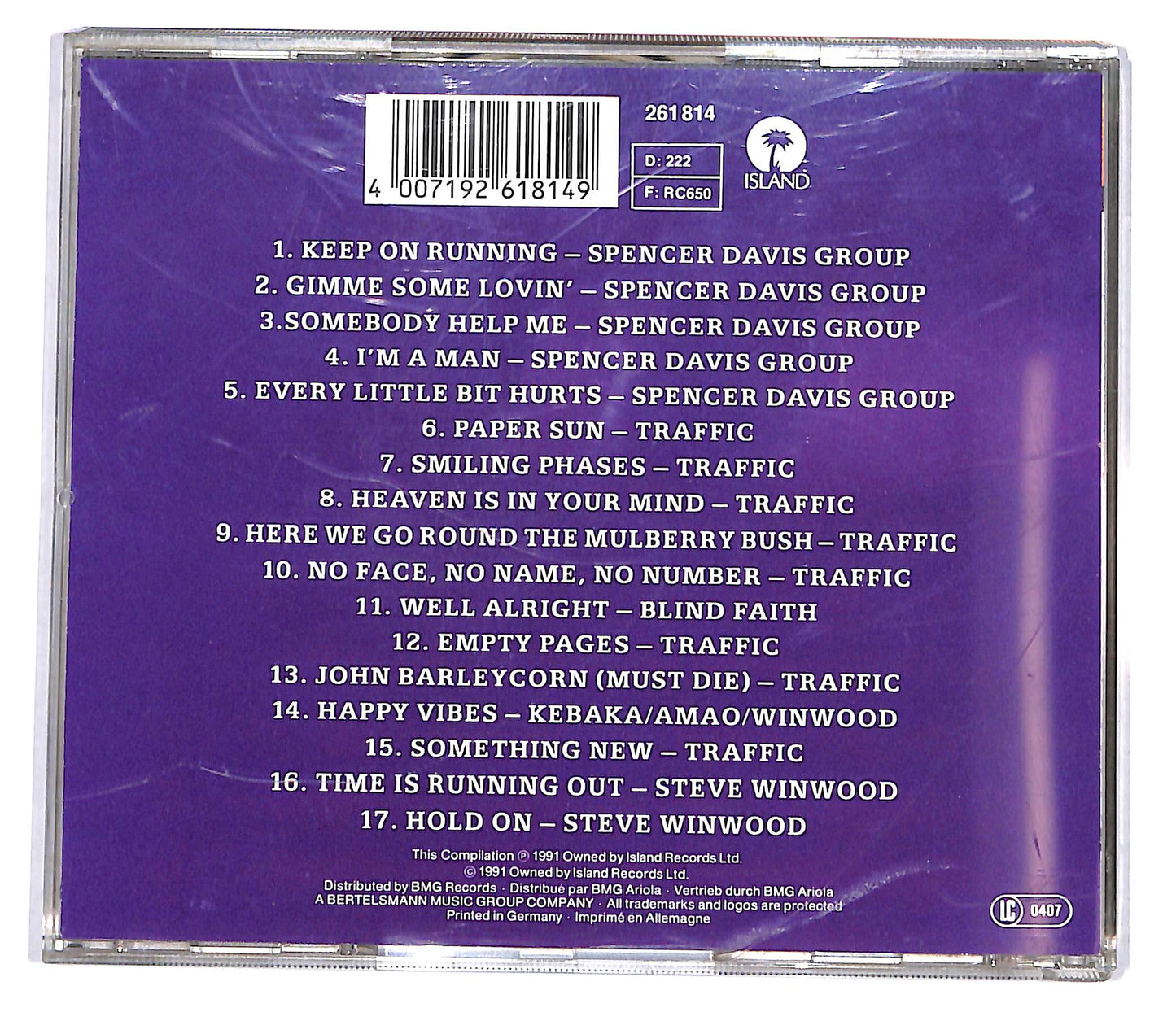 EBOND Steve Winwood - Keep On Running CD CD119814
