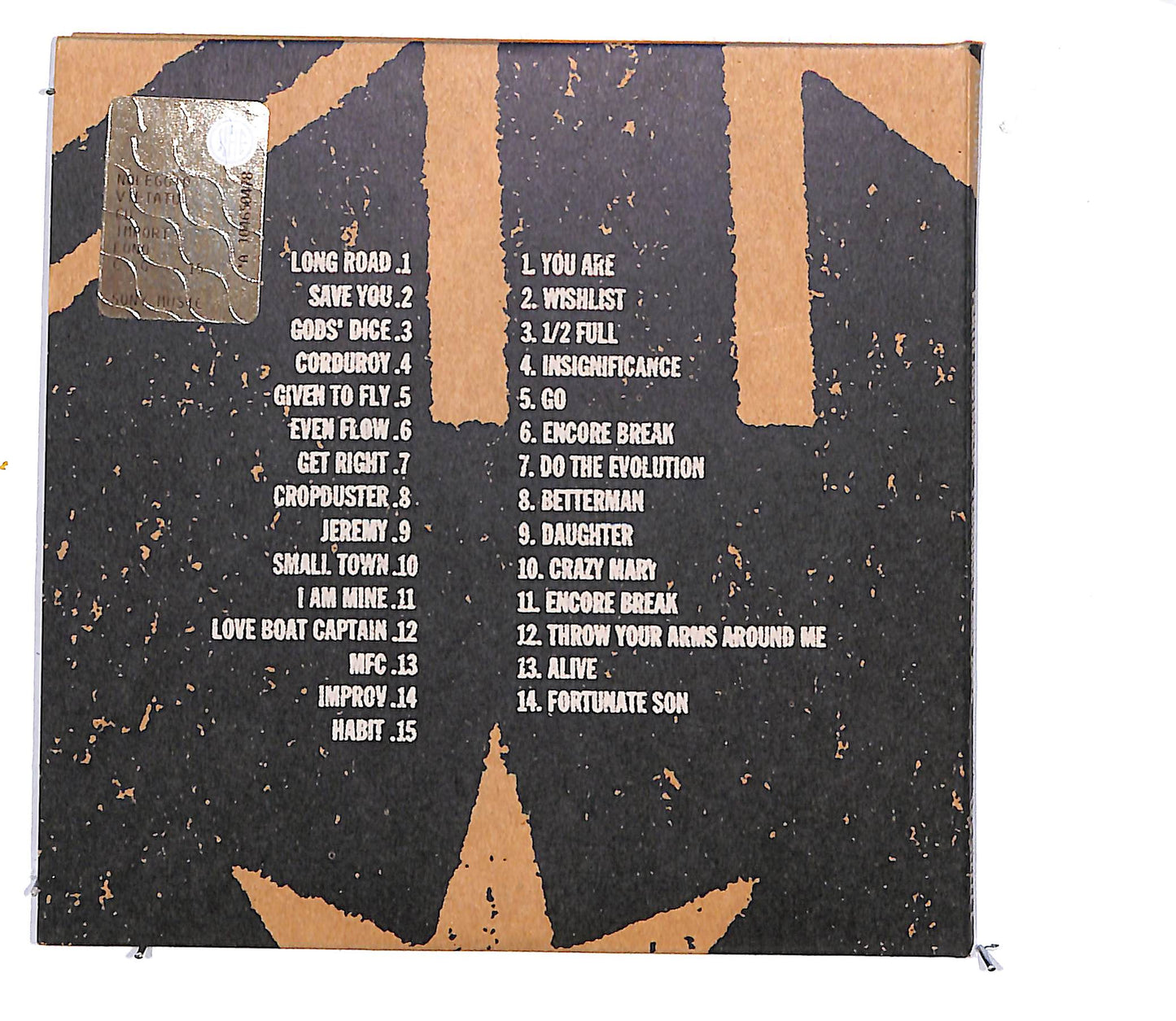 EBOND Pearl Jam - Perth, Australia - February 23rd 2003 DIGIPACK CD CD119840