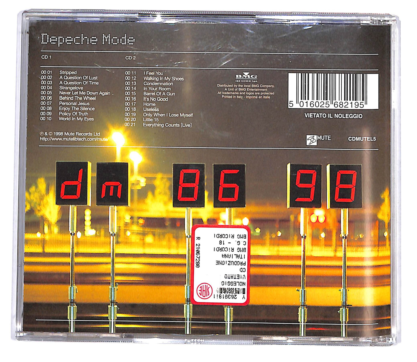EBOND Depeche Mode - The Singles 86>98 CD CD119855