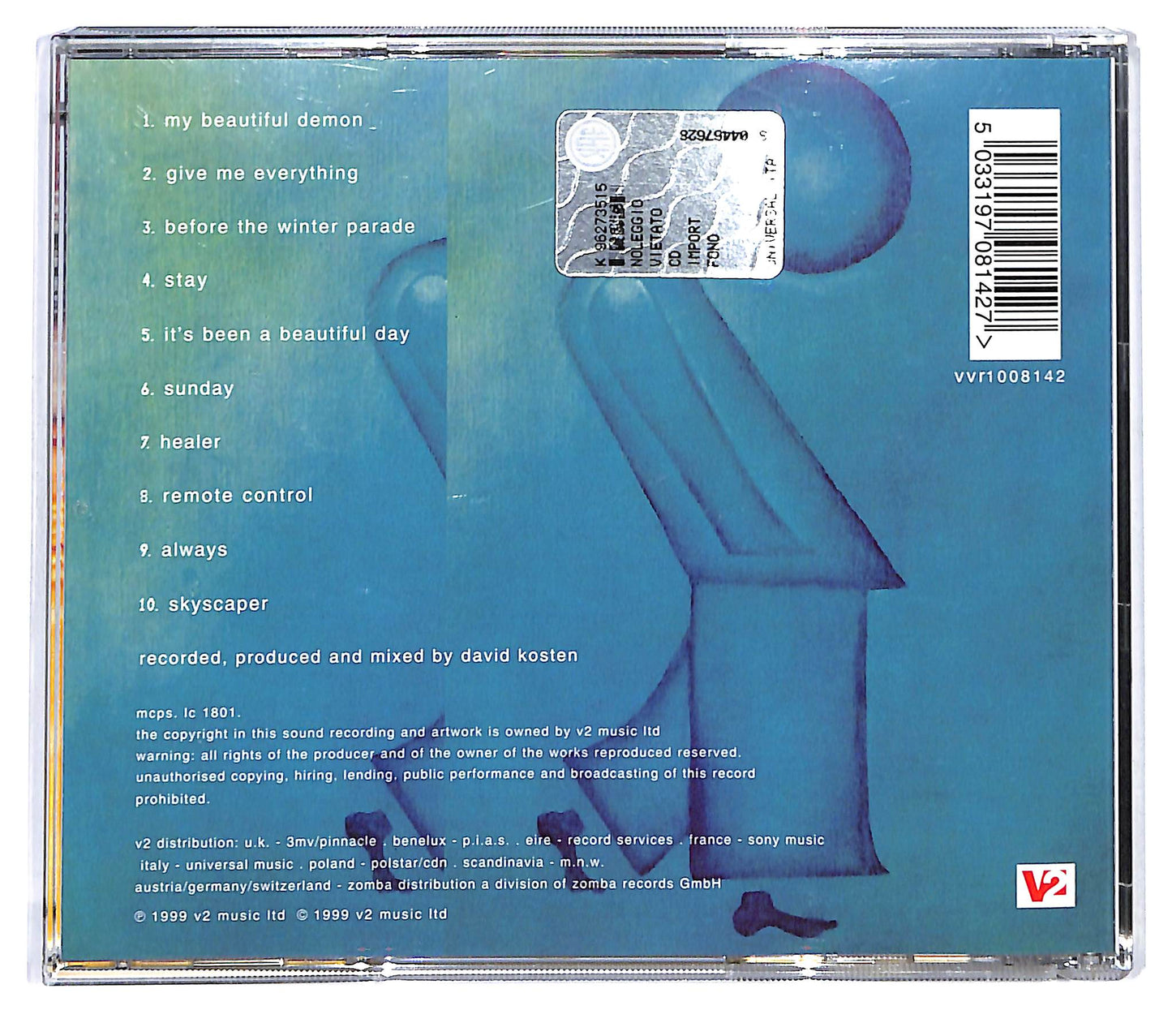 EBOND Ben Christophers - My Beautiful Demon CD CD119945