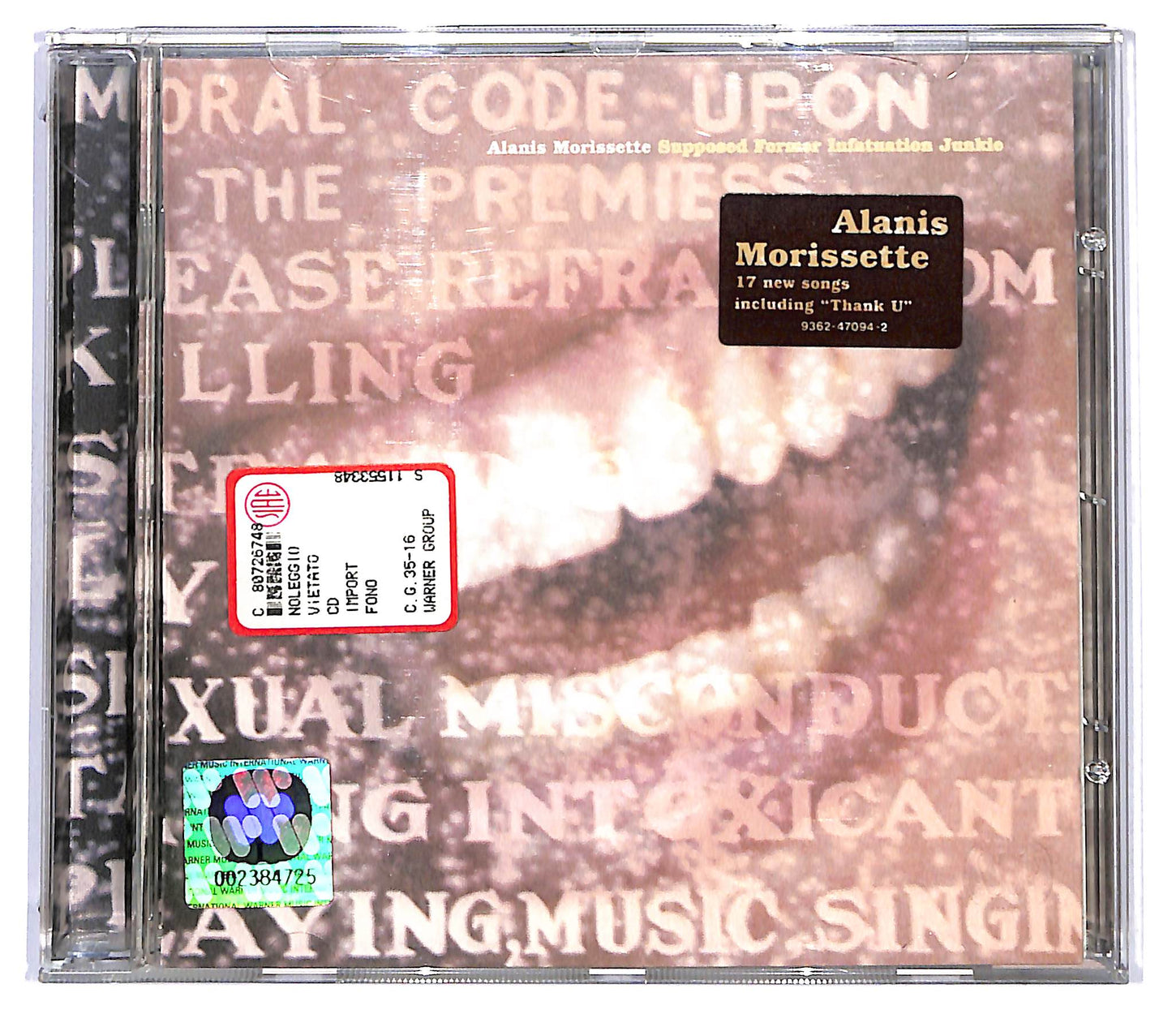 EBOND Alanis Morissette - Supposed Former Infatuation Junkie CD CD119957