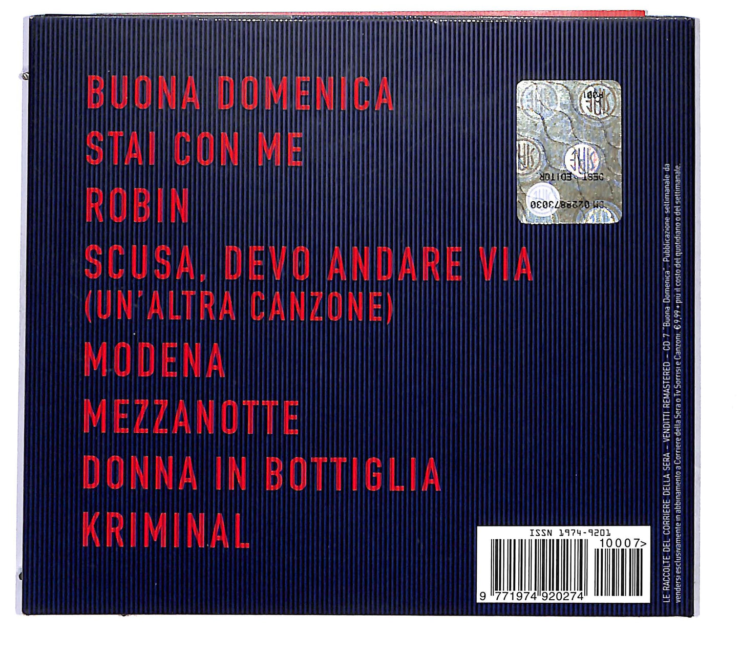 EBOND Antonello Venditti - Buona Domenica EDITORIALE CD CD120023