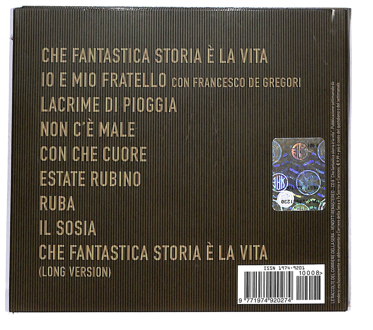 EBOND Venditti - Che Fantastica Storia E La Vita EDITORIALE CD CD120024