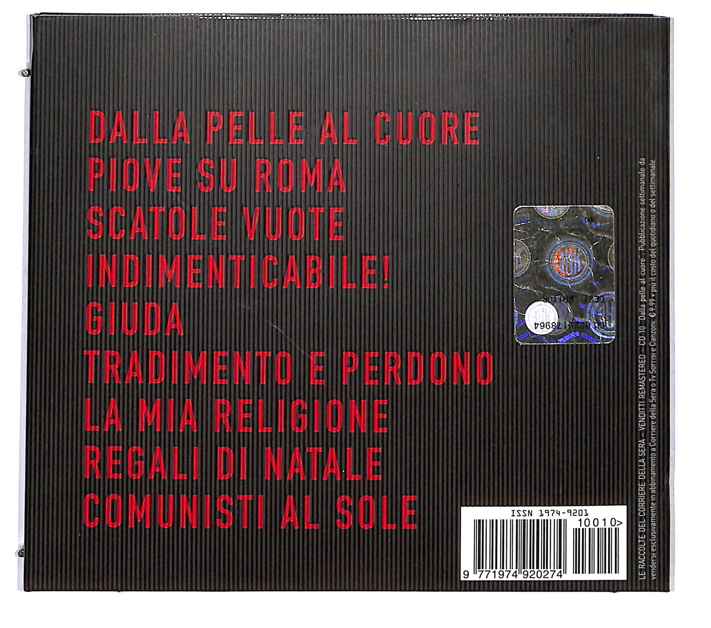 EBOND Antonello Venditti - Dalla Pelle Al Cuore EDITORIALE CD CD120038