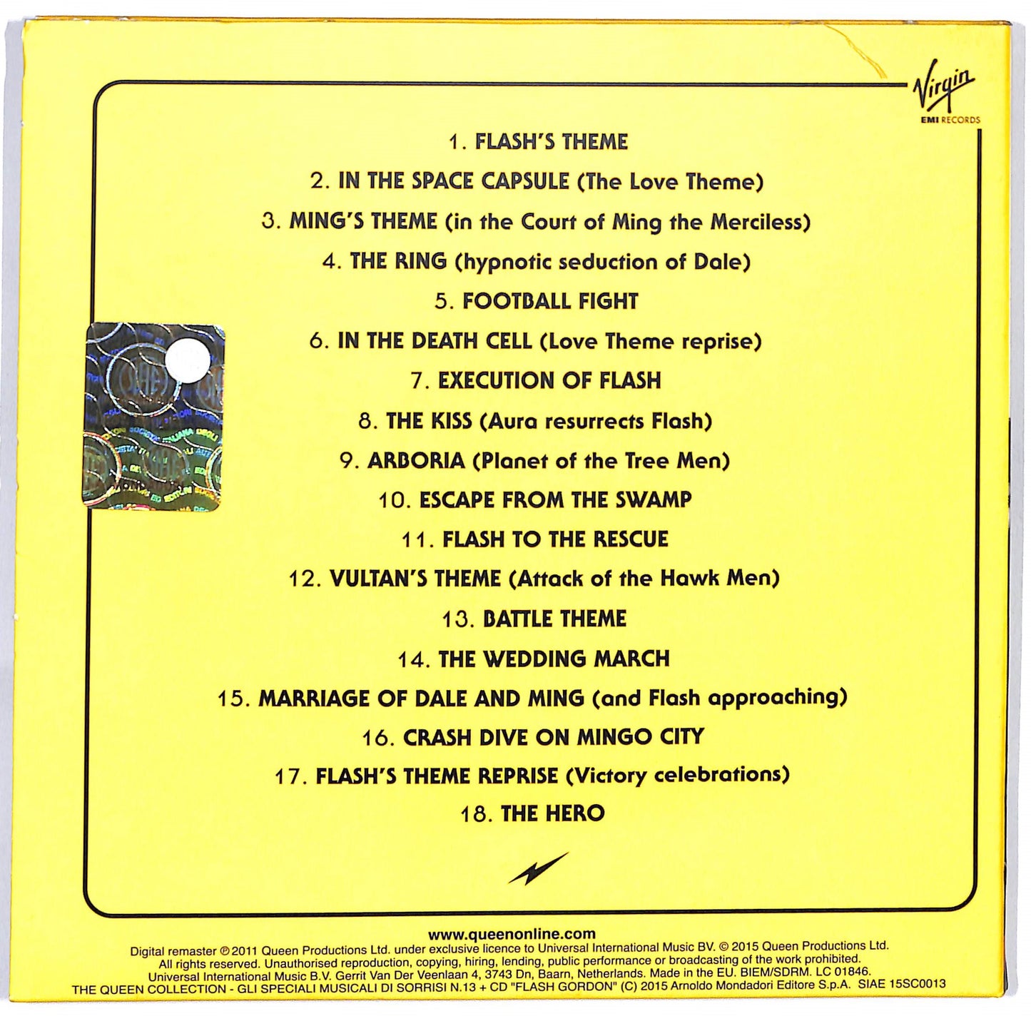 EBOND Queen - Flash Gordon (Original Soundtrack Music) EDITORIALE CD CD120061