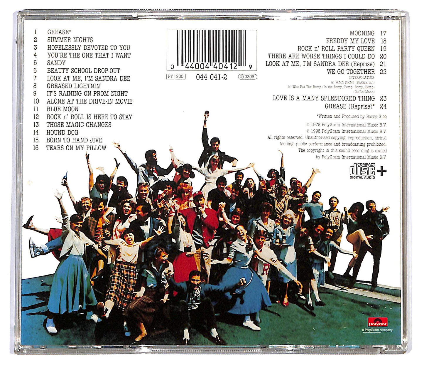 EBOND Various - Grease (The Original Soundtrack) CD CD120123