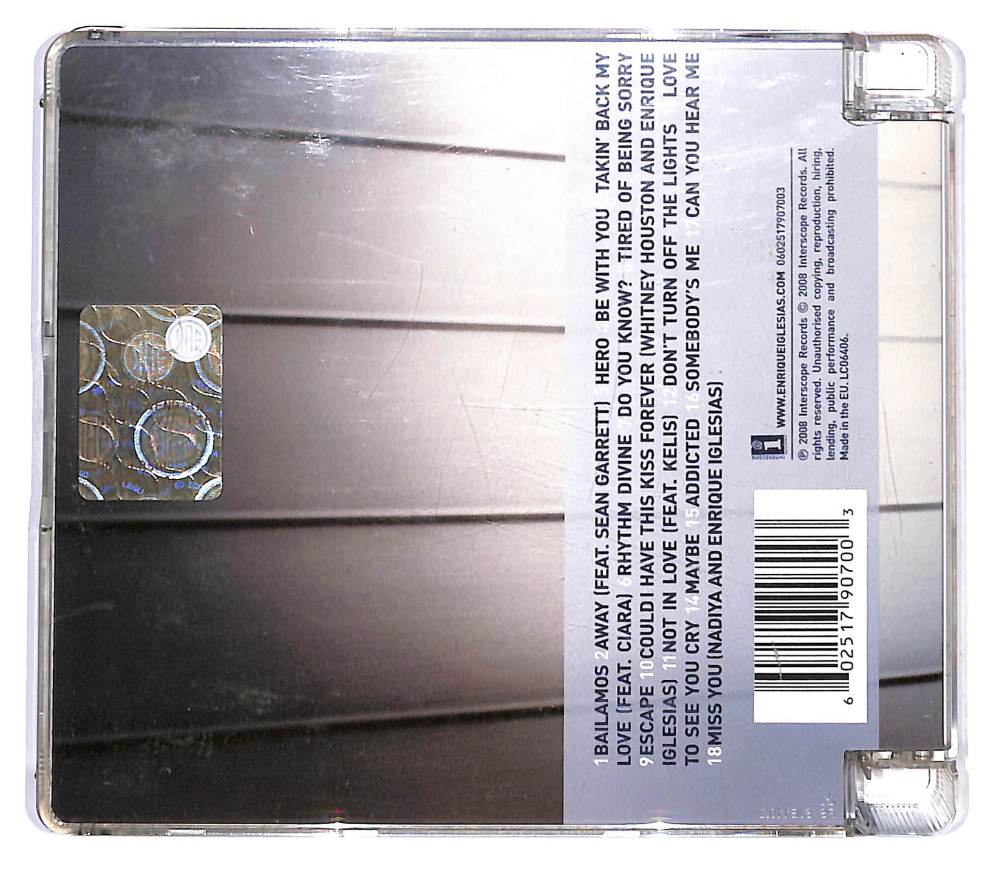 EBOND Enrique Iglesias - Greatest Hits SJB CD CD120159