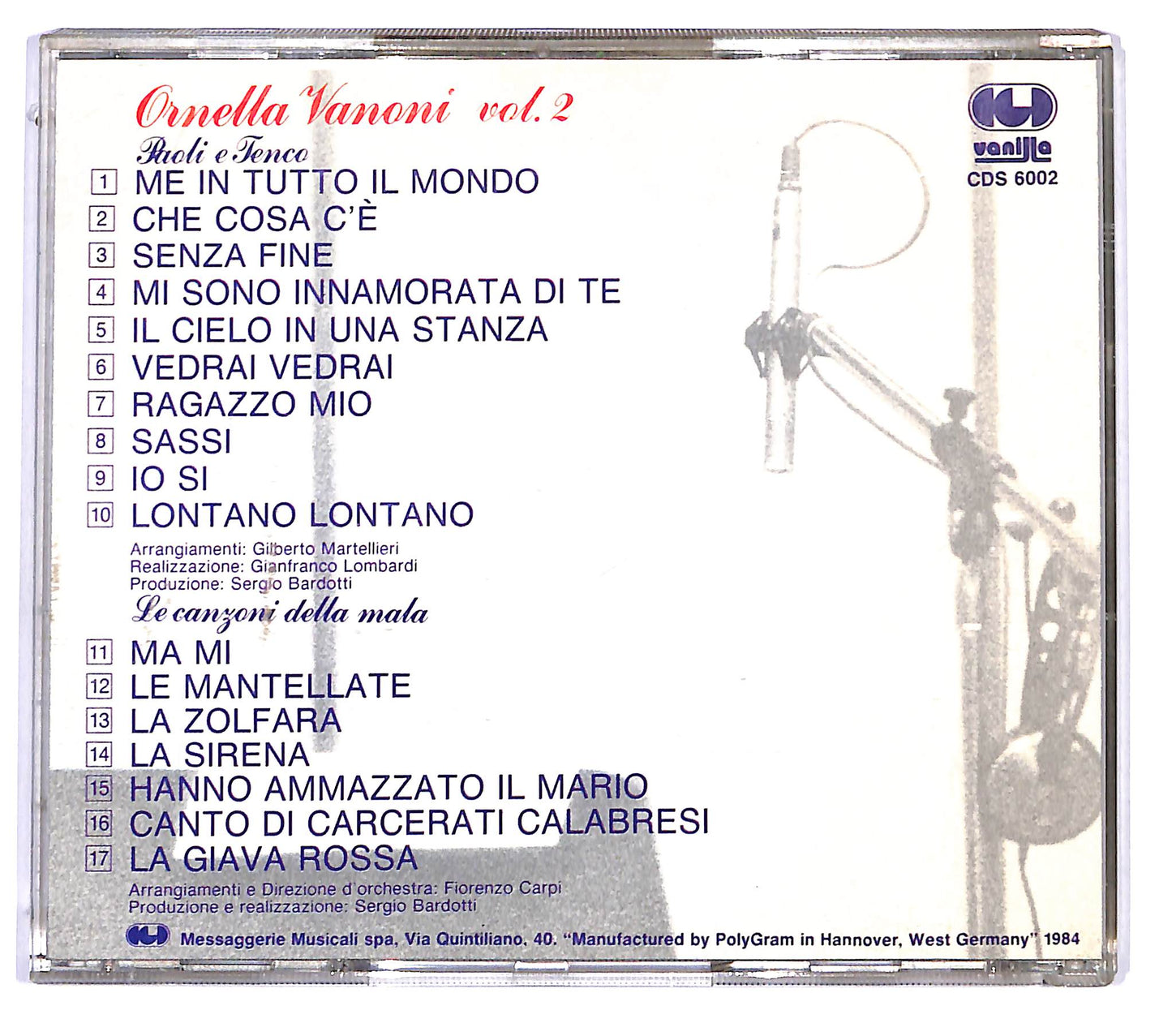 EBOND Ornella Vanoni - Ornella Vanoni Vol.2 CD CD120219
