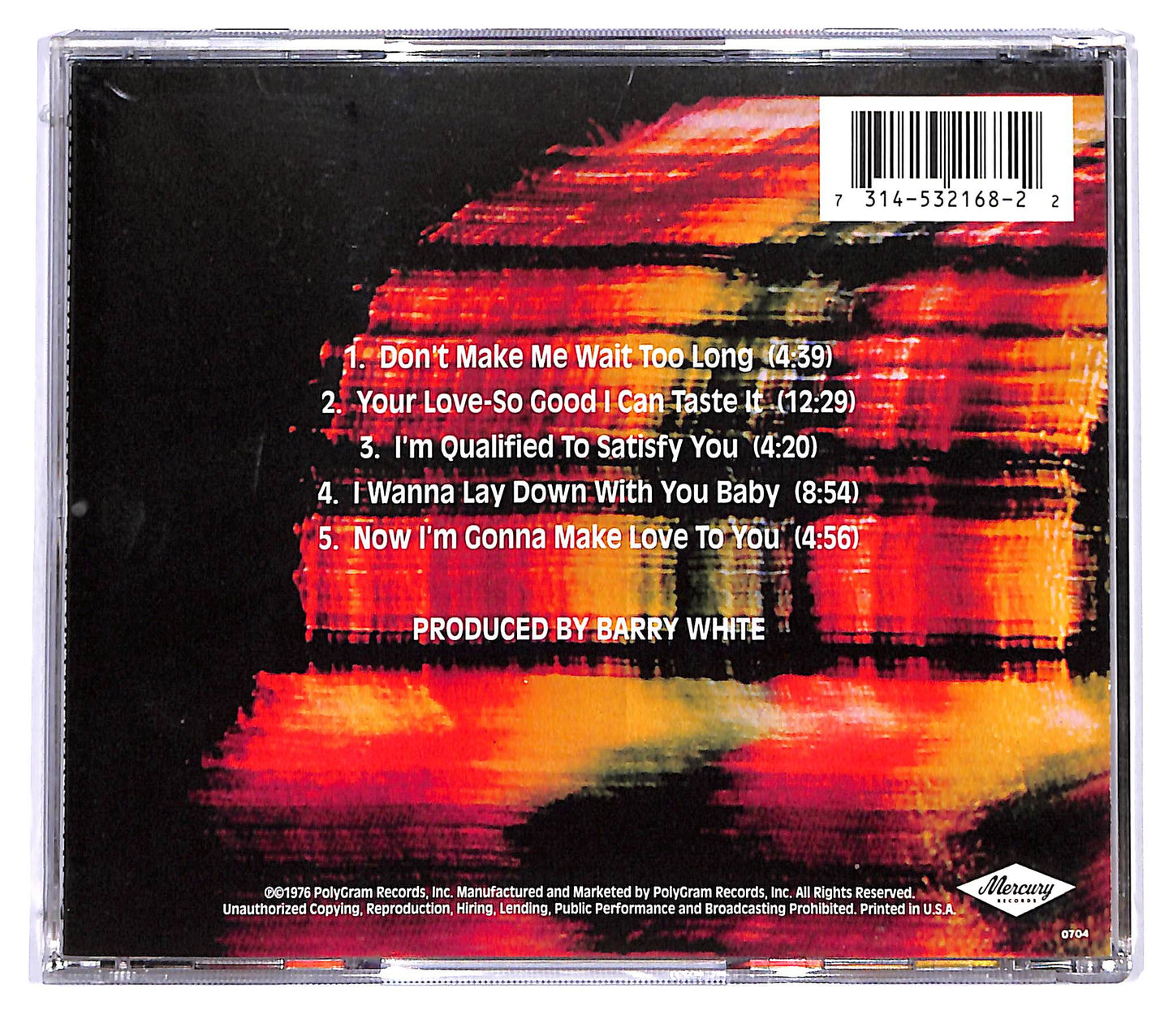EBOND Barry White - Is This Whatcha Wont? CD CD120226