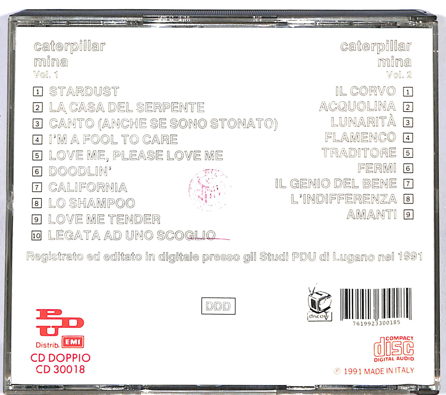 EBOND Mina - Caterpillar Vol. 1/2 CD CD120350