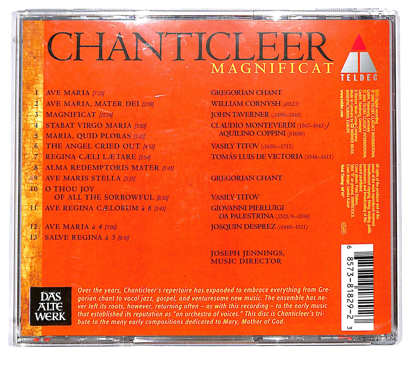 EBOND Chanticleer - Magnificat CD CD120417