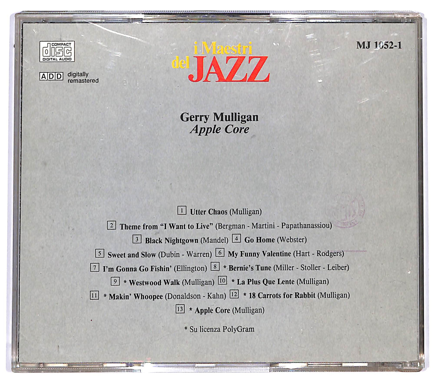 EBOND Gerry Mulligan - Apple Core CD CD120503