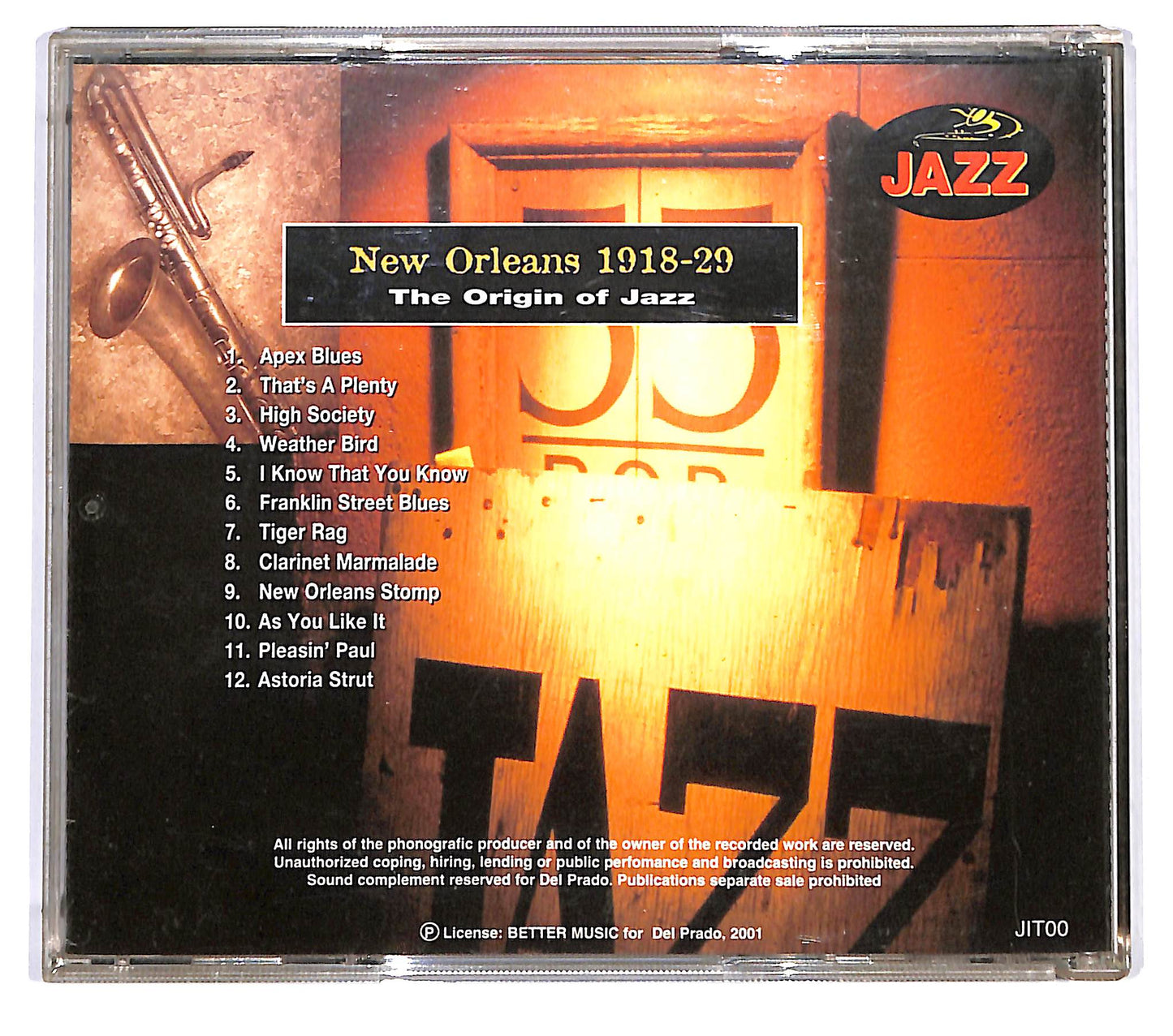 EBOND Various - New Orleans 1918-29 The Origin Of Jazz CD CD120516