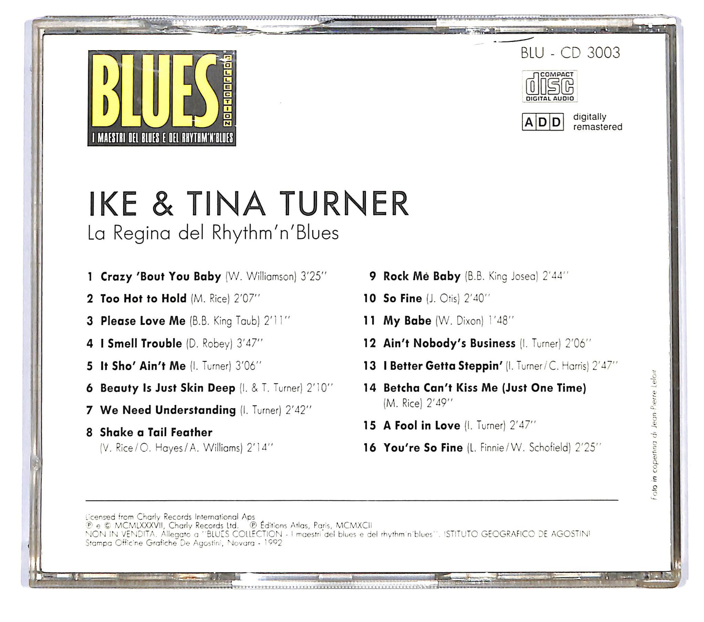 EBOND Ike & Tina Turner - La Regina Del Rhythm'n'Blues CD CD120535
