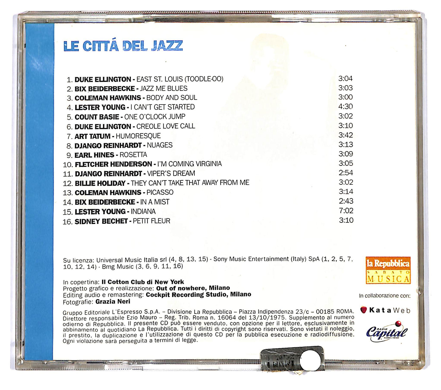 EBOND Various - Le Citta Del Jazz EDITORIALE CD CD120555