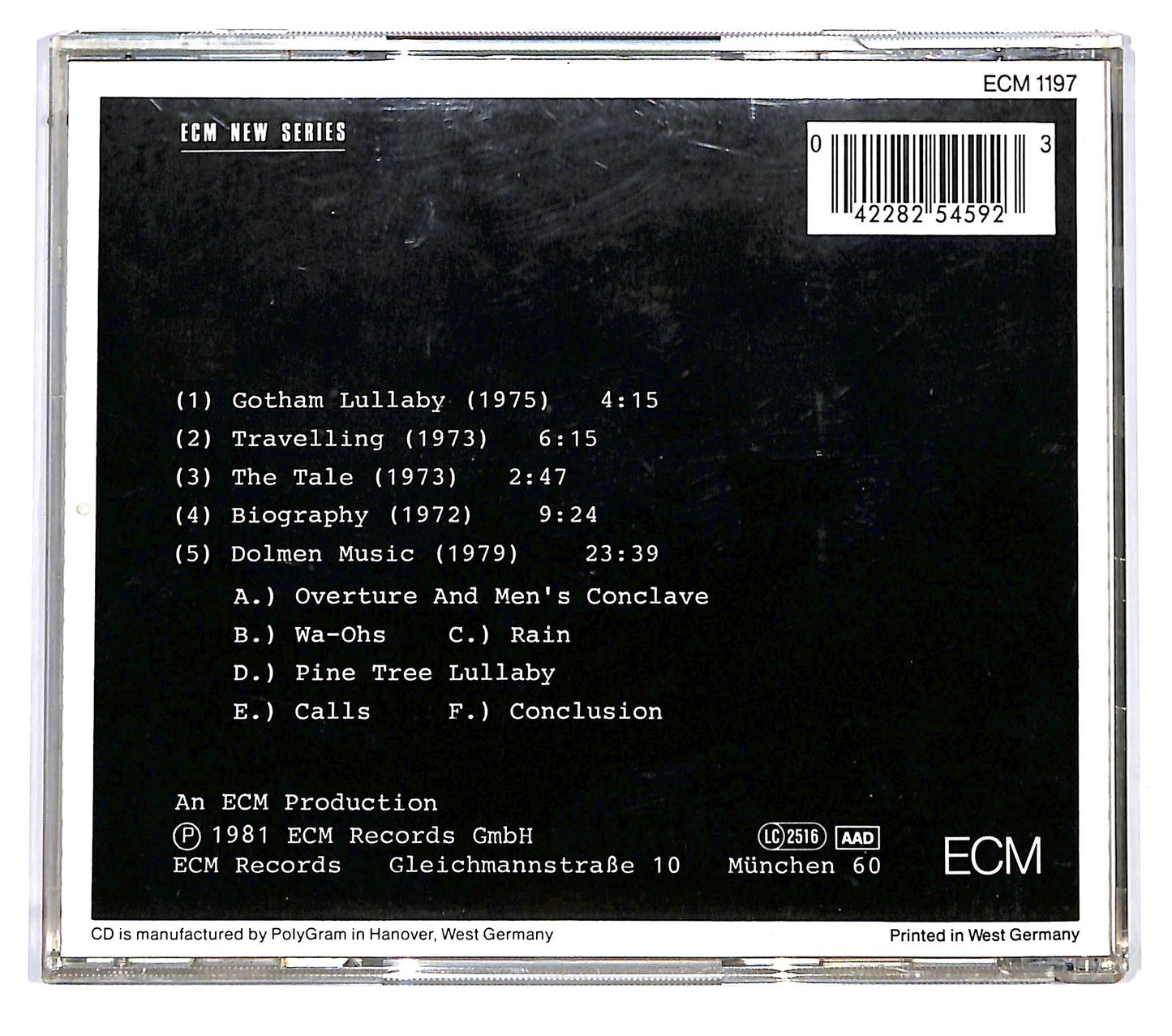 EBOND Meredith Monk - Dolmen Music CD CD120561