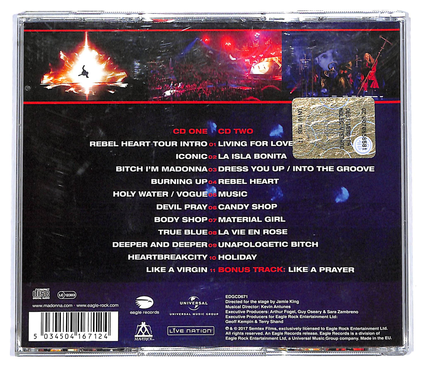 EBOND Madonna - Rebel Heart Tour CD CD120621