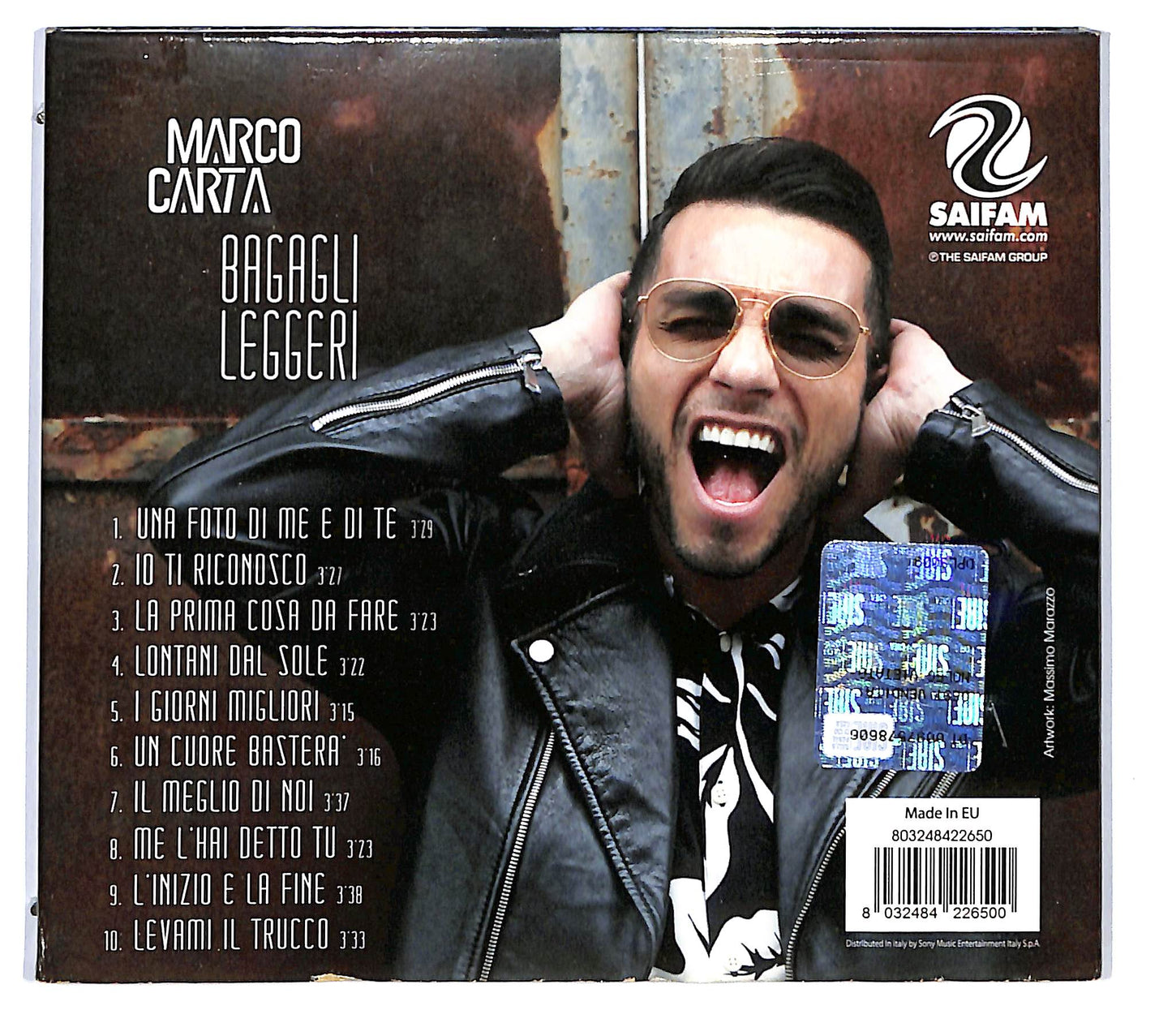 EBOND Marco Carta - Bagagli Leggeri DIGIPACK CD CD120635