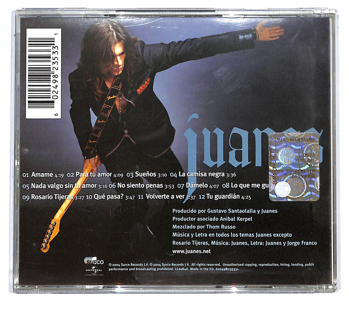 EBOND Juanes - Mi Sangre CD CD120640