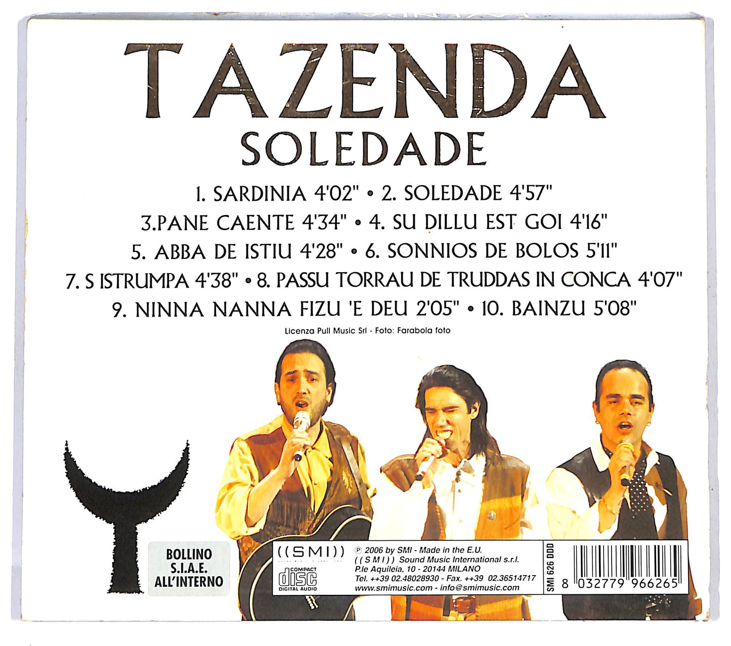 EBOND Tazenda - Soledade CD CD120807