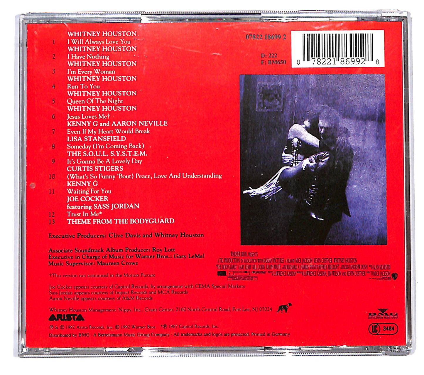 EBOND Various - The Bodyguard (Original Soundtrack Album) CD CD120832