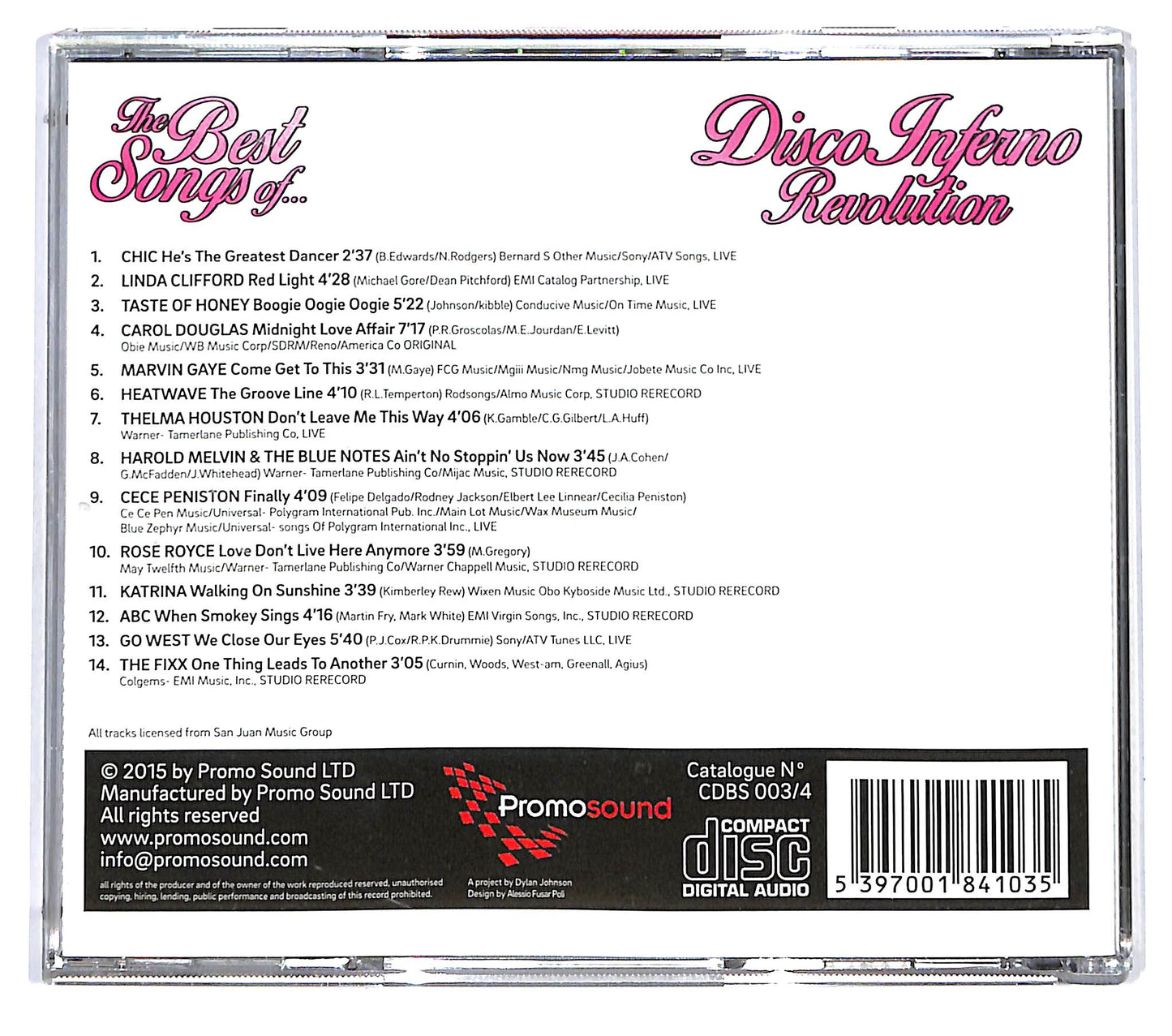 EBOND Various - The Best Of... Disco Inferno Revolution Vol 4 CD CD120857