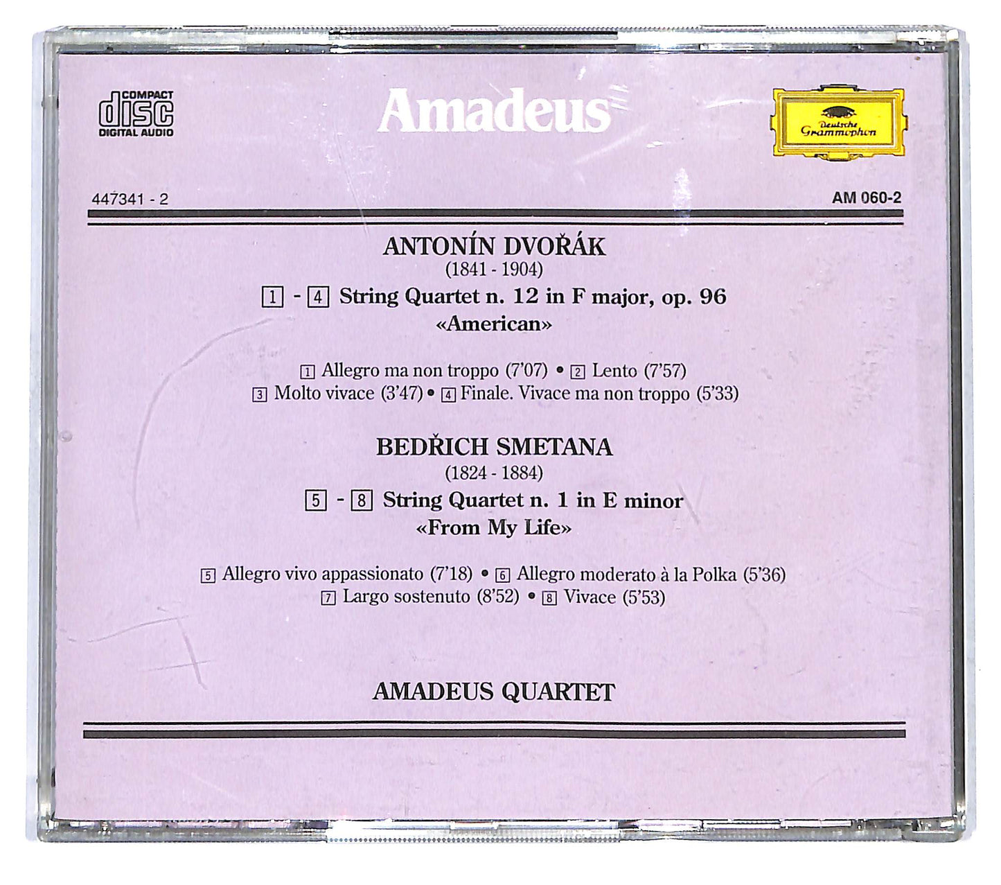 EBOND Dvořak / Smetana String Quartett N.12 - N.1 CD CD121019