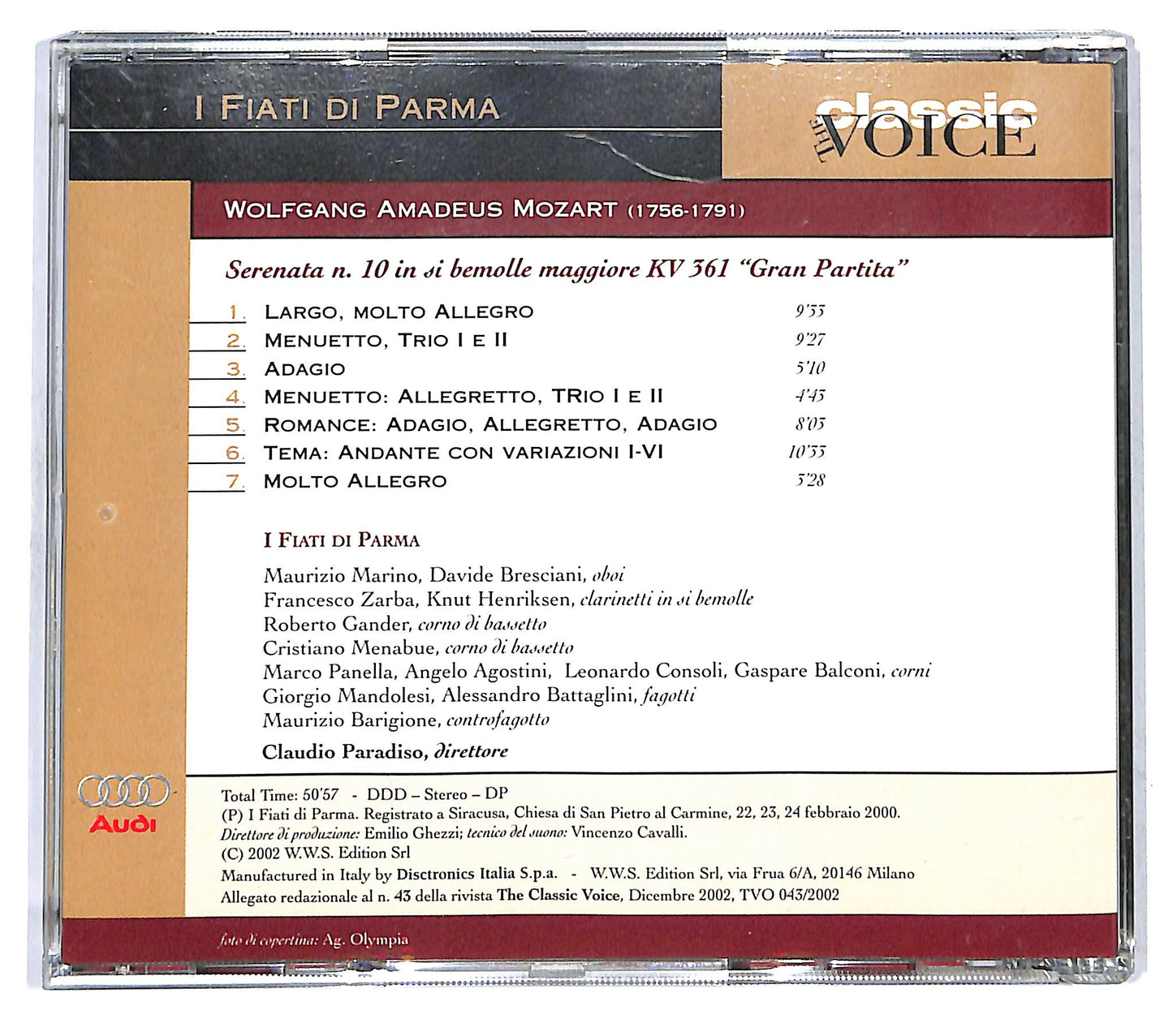 EBOND Richard Strauss - I Fiati Di Parma - Sinfonia Per Fiati CD CD121026