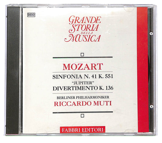 EBOND Mozart / Muti - Sinfonia N. 41 K. 551- Divertimento K. 136 CD CD121047
