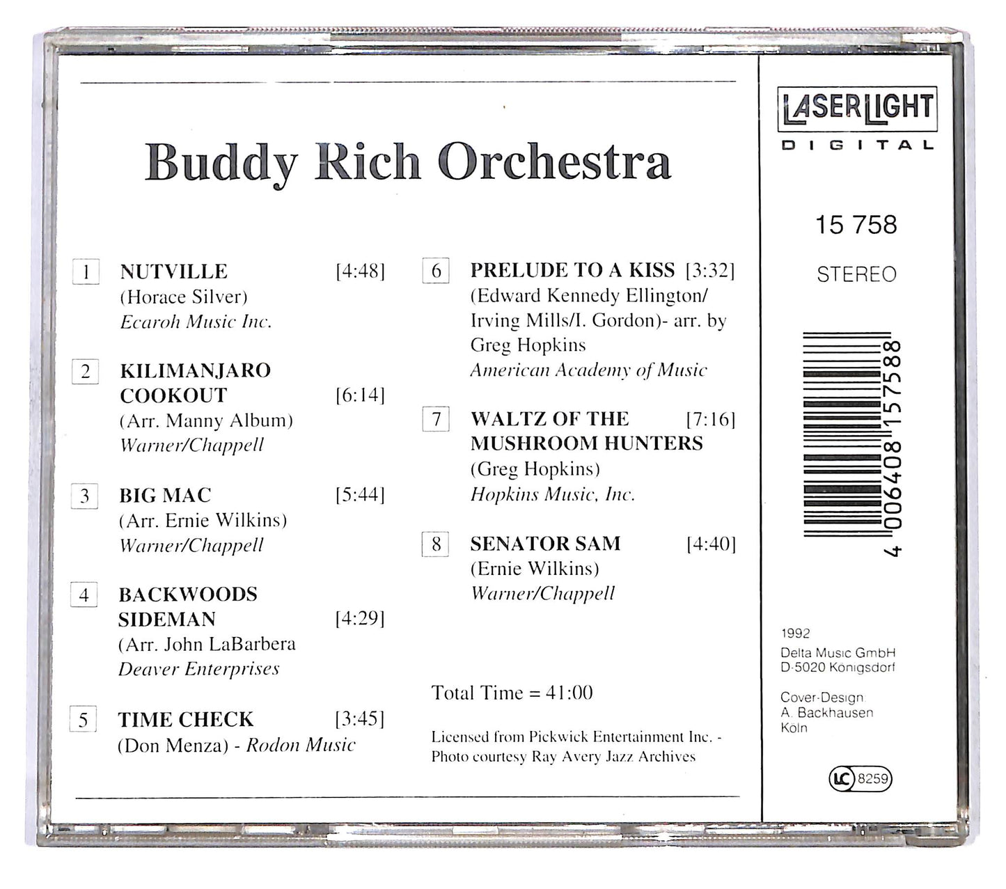 EBOND Buddy Rich & His Orchestra - Buddy Rich Orchestra CD CD121049