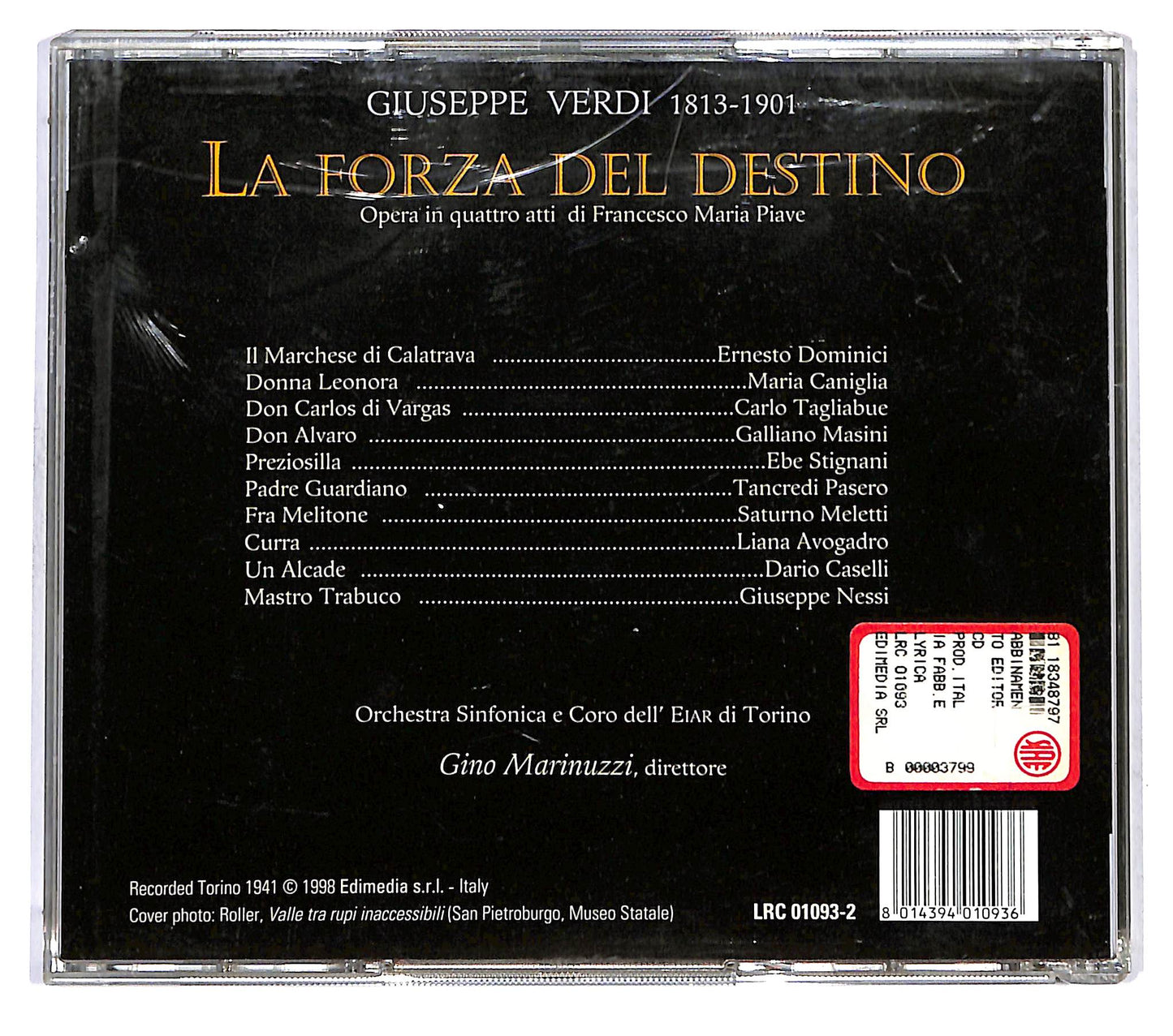 EBOND Giuseppe Verdi - Gino Marinuzzi - La Forza Del Destino CD CD121050