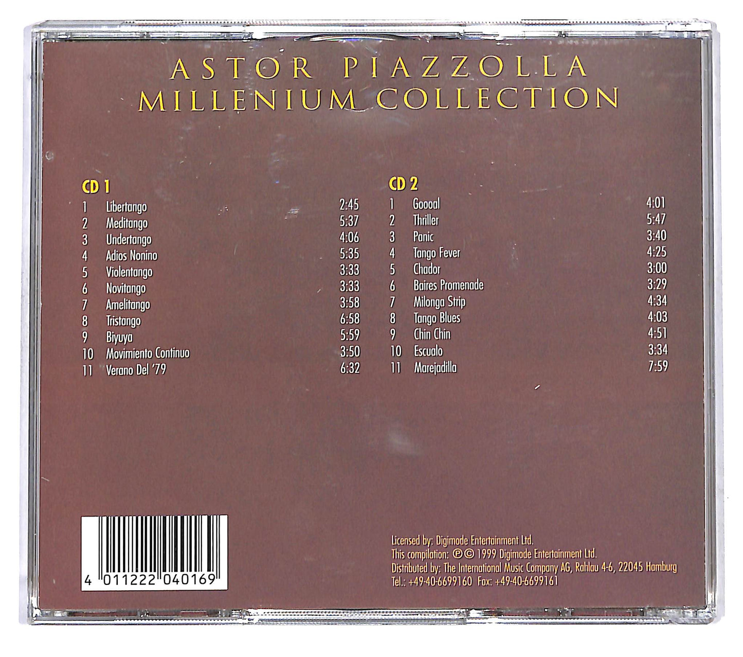 EBOND Astor Piazzolla - Millenium Collection CD CD121052