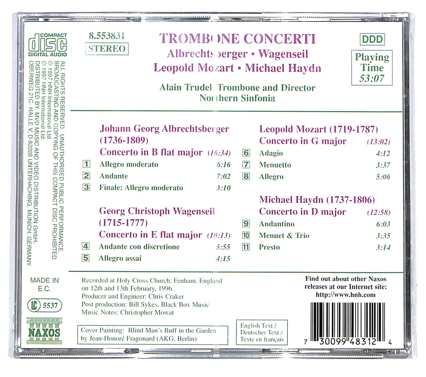 EBOND Alain Trudel - Trombone Concerti CD CD121156